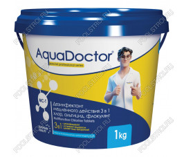 Средство по уходу за водой в бассейне AquaDoctor MC-T 1кг. (таблетки по 20г)