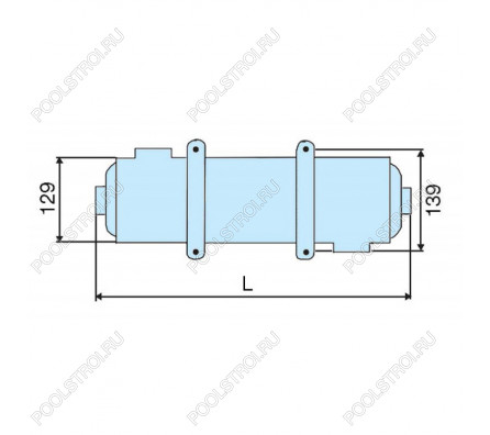 Теплообменник MAXI-FLO. 75 кВт. AISI 316. Pahlen